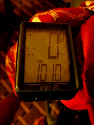 Our first 'century'! Woo!