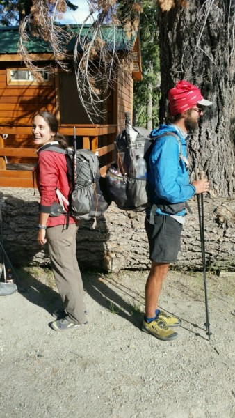 Ran into Joshua "Bobcat" Stacy at Red's Meadow, carrying his Kumo on the SHR as well!