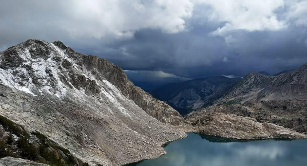 Approaching storm on the Sierra High Route this summer